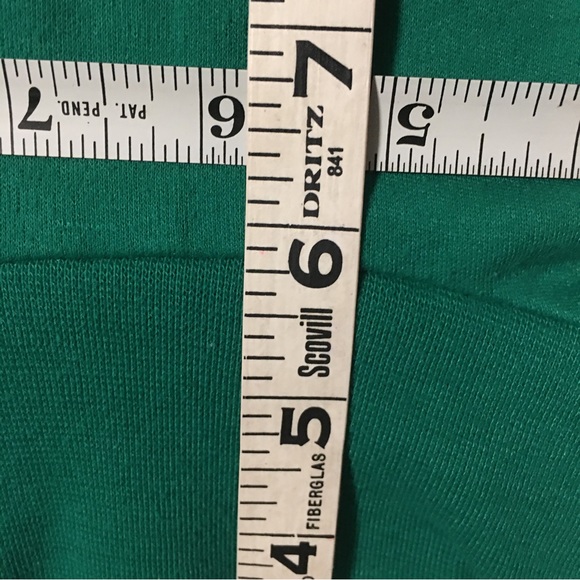 Vtg Unisex Specialty house green turtleneck fold over Dickie cotton blend - Picture 5 of 5